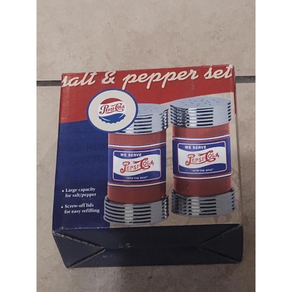 Vintage Pepsi cola salt and pepper shakers